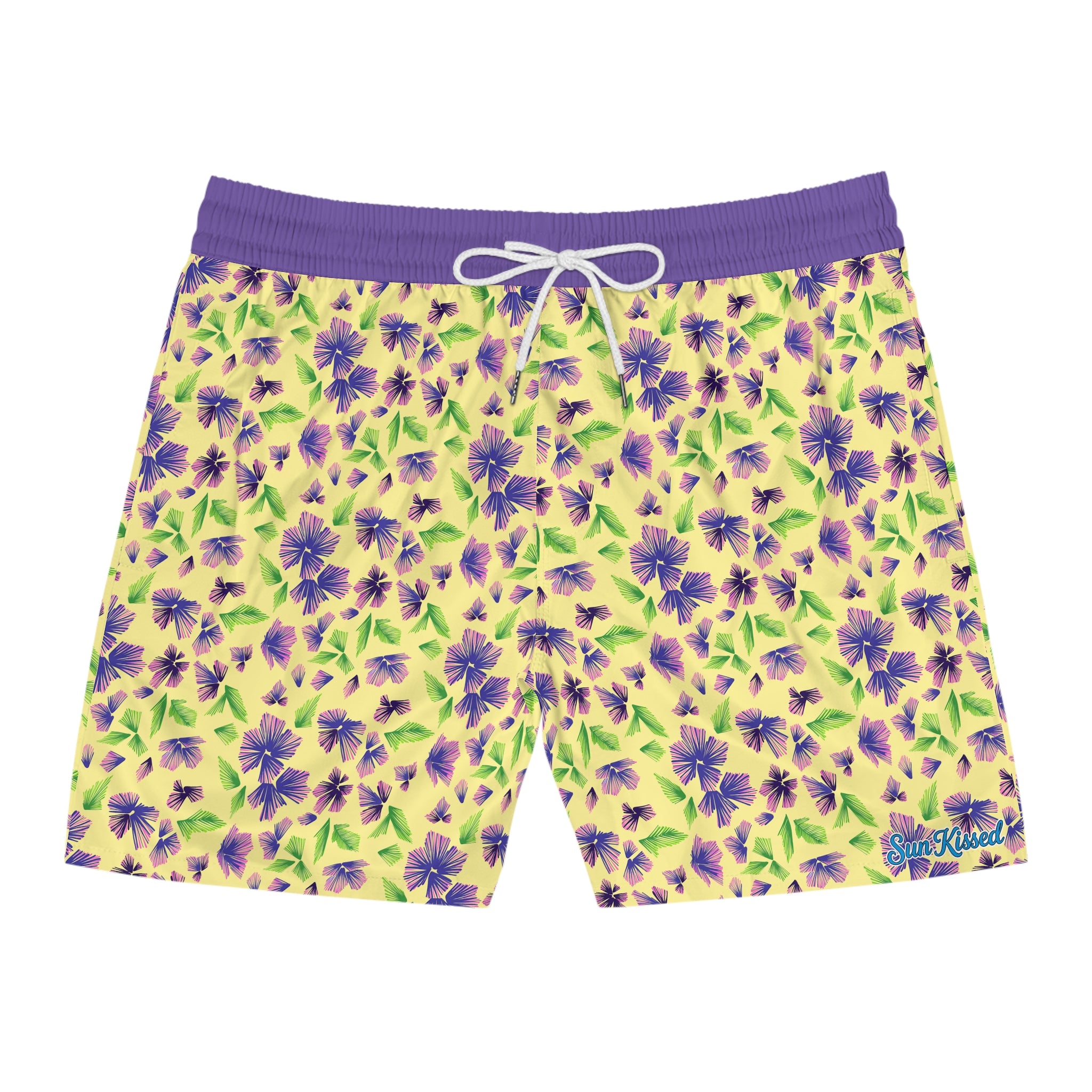 Fanning Purple Flora Swim Trunks