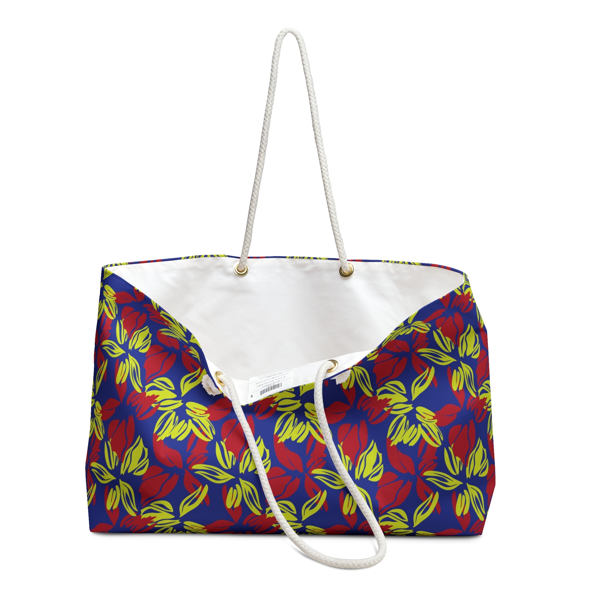 Vibrant Abstract Floral Weekender Bag