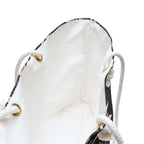 Black Landscape Floral Weekender Bag