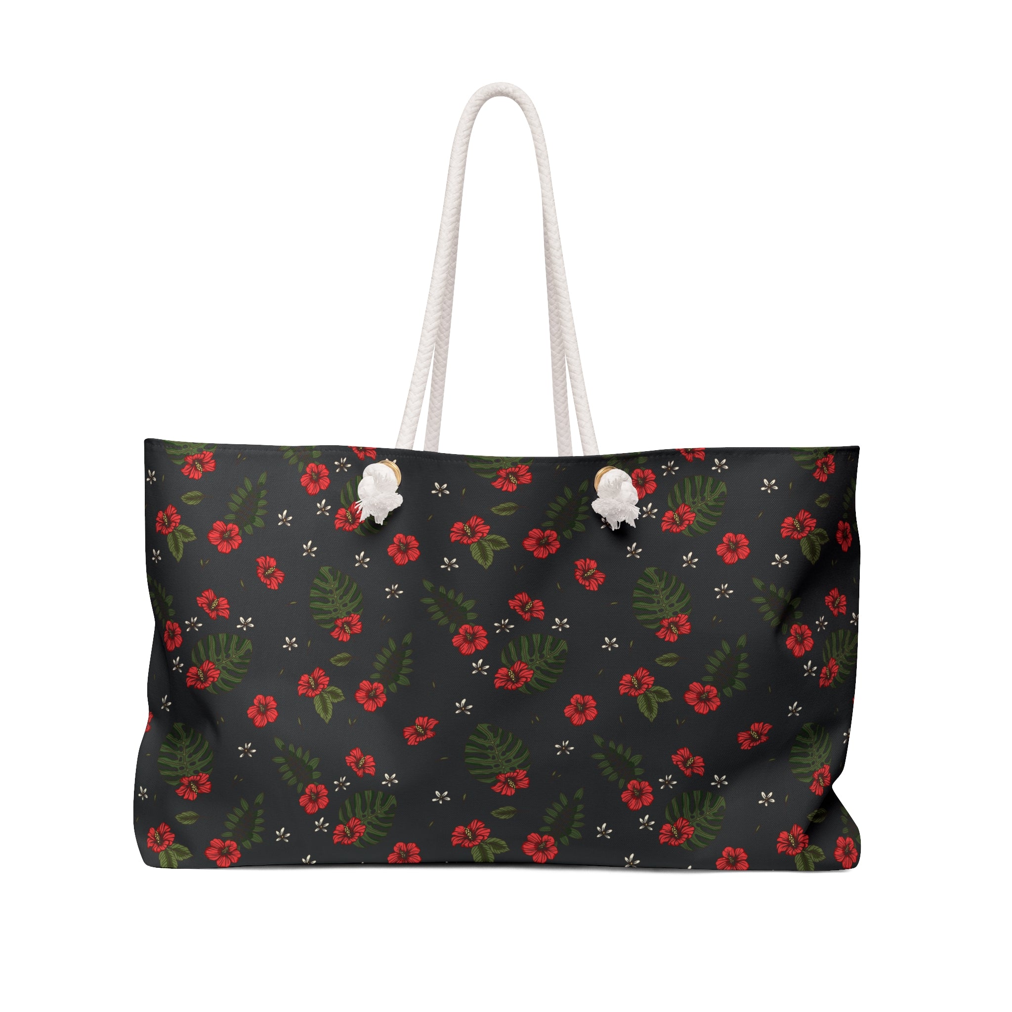 Night Sky Hibiscus Weekender Bag