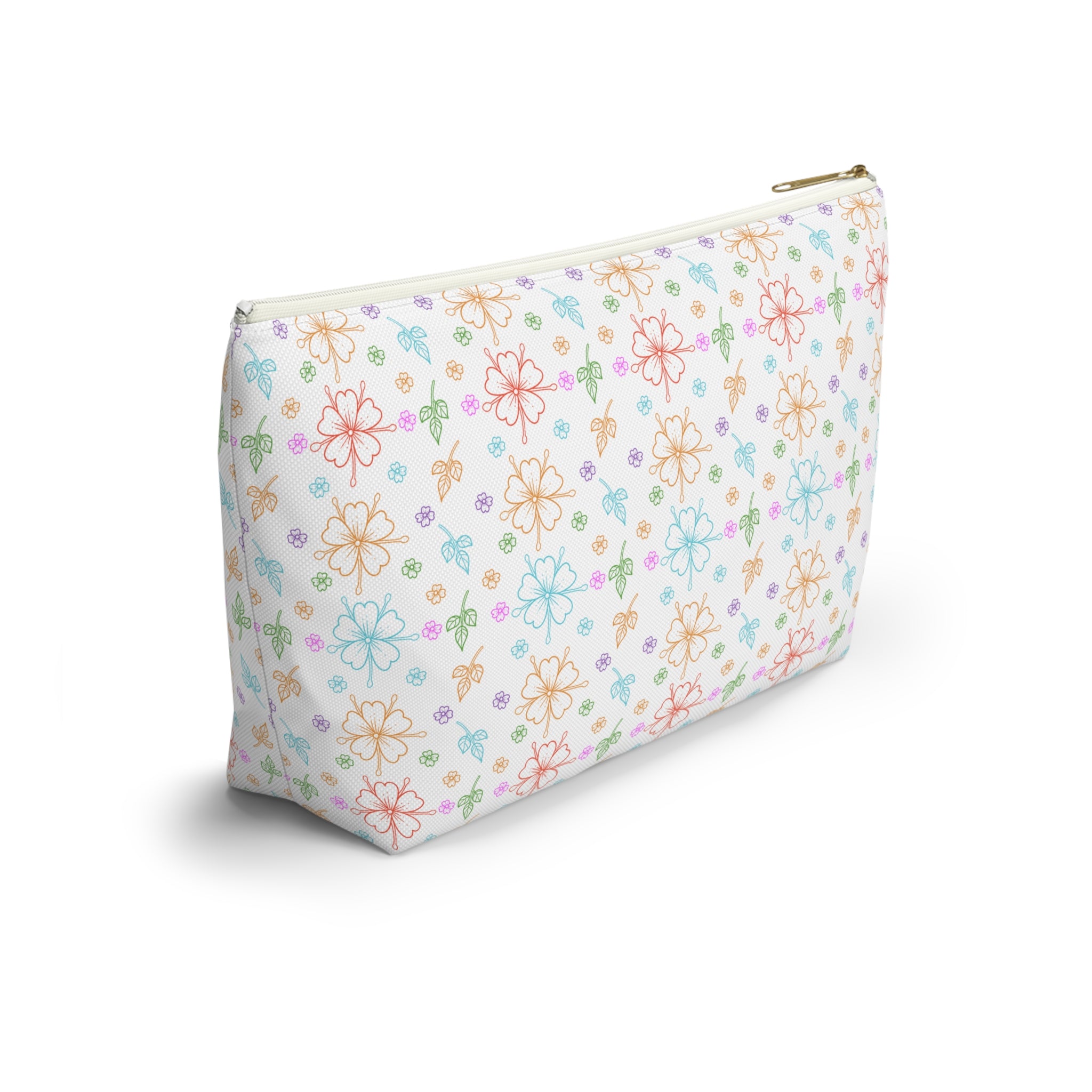 Orchid Outlines Cosmetic Bag