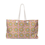 Blooming Floral Pinwheels Weekender Bag