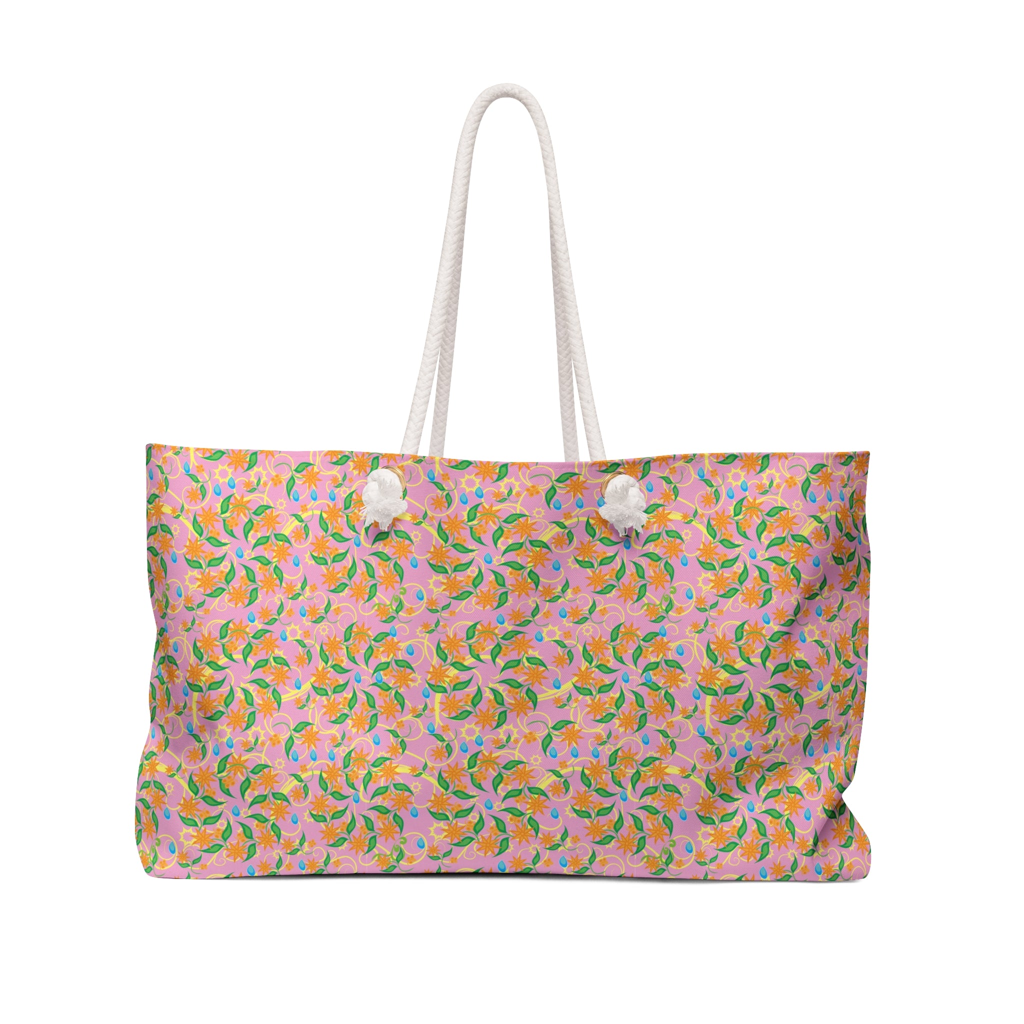 Blooming Floral Pinwheels Weekender Bag