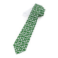 Monstera on Green Mens Necktie