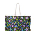 Neon Night Blooms Weekender Bag