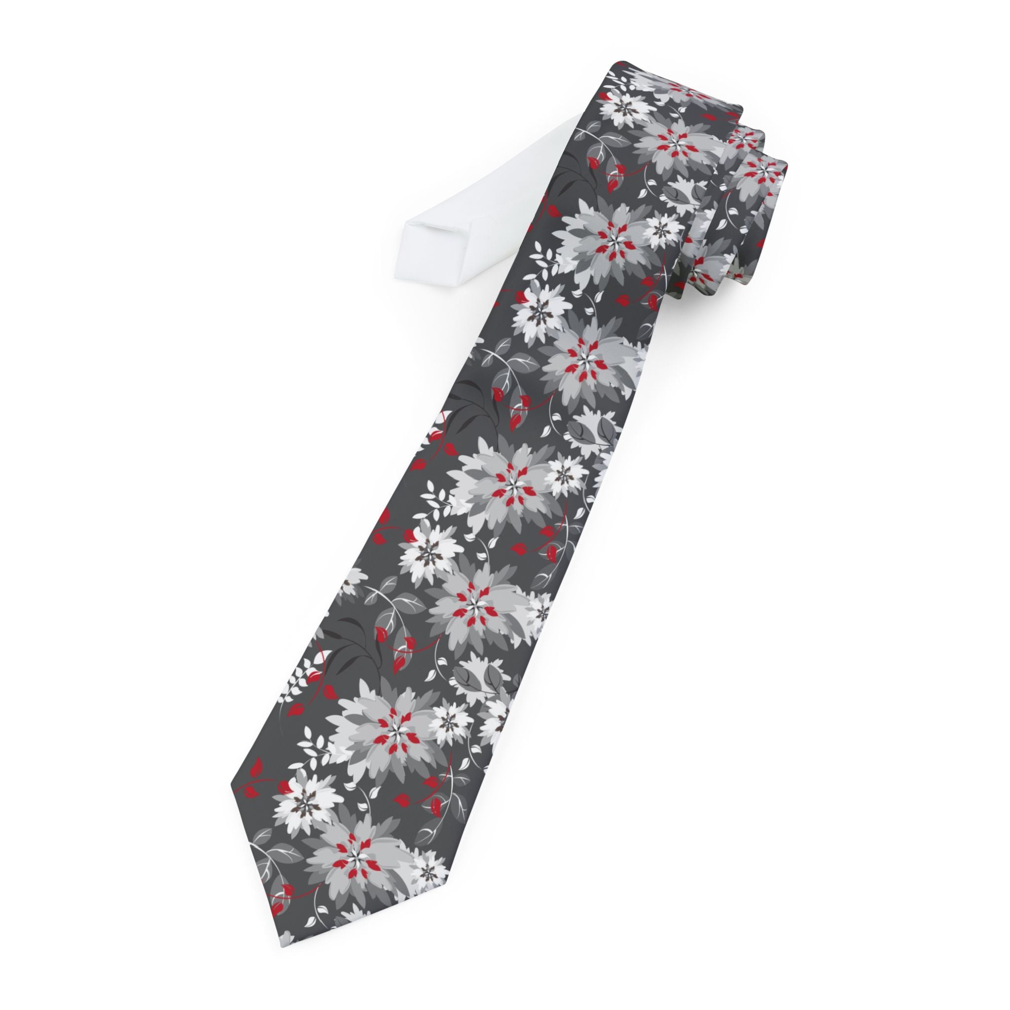 Grey Gardens Floral Mens Necktie