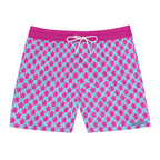 Pink Blooming Sky Swim Trunks