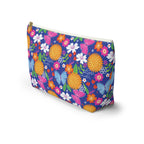 Retro Tropical Butterfly Cosmetic Bag