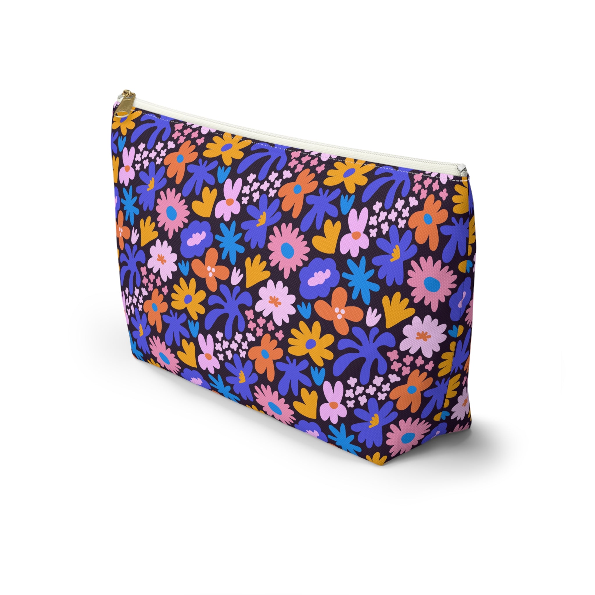 Hand Drawn Meadow Cosmetic Bag
