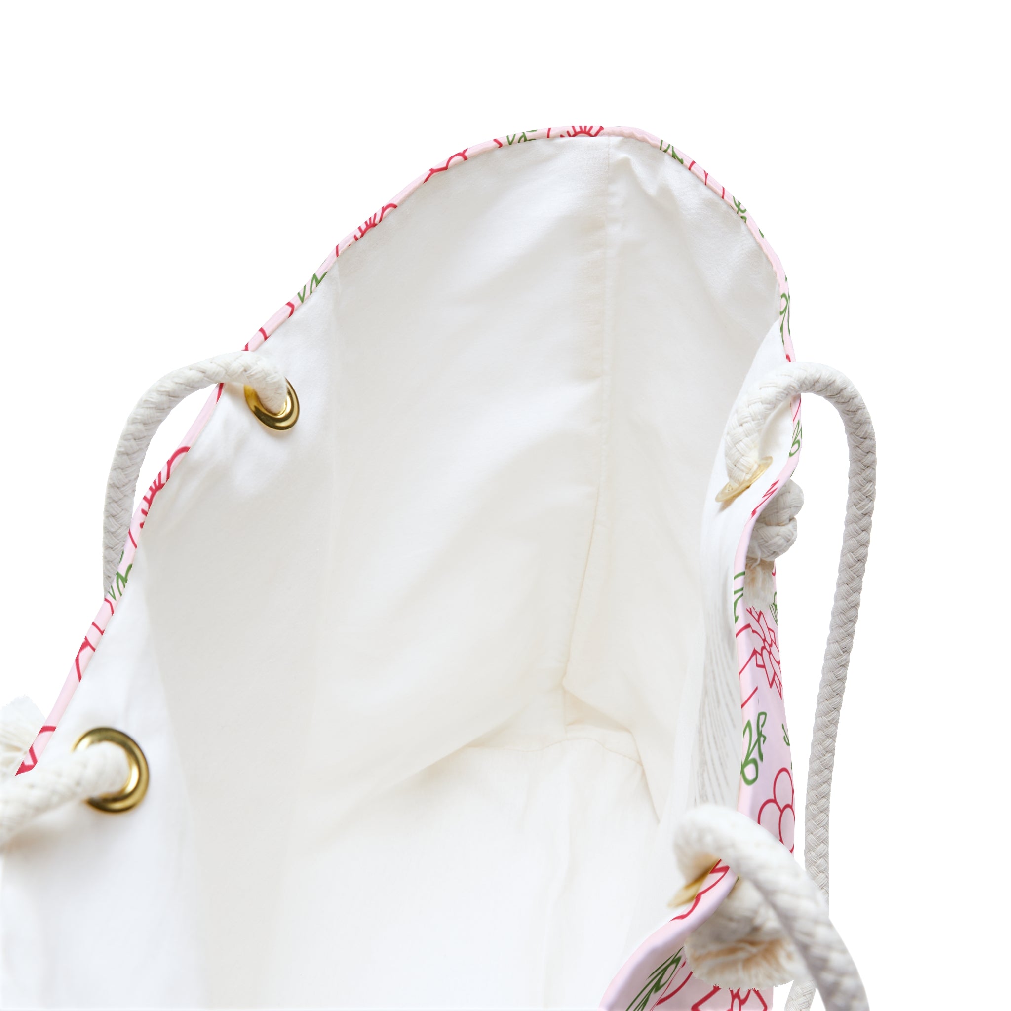 Spring Silhouette Floral Weekender Bag