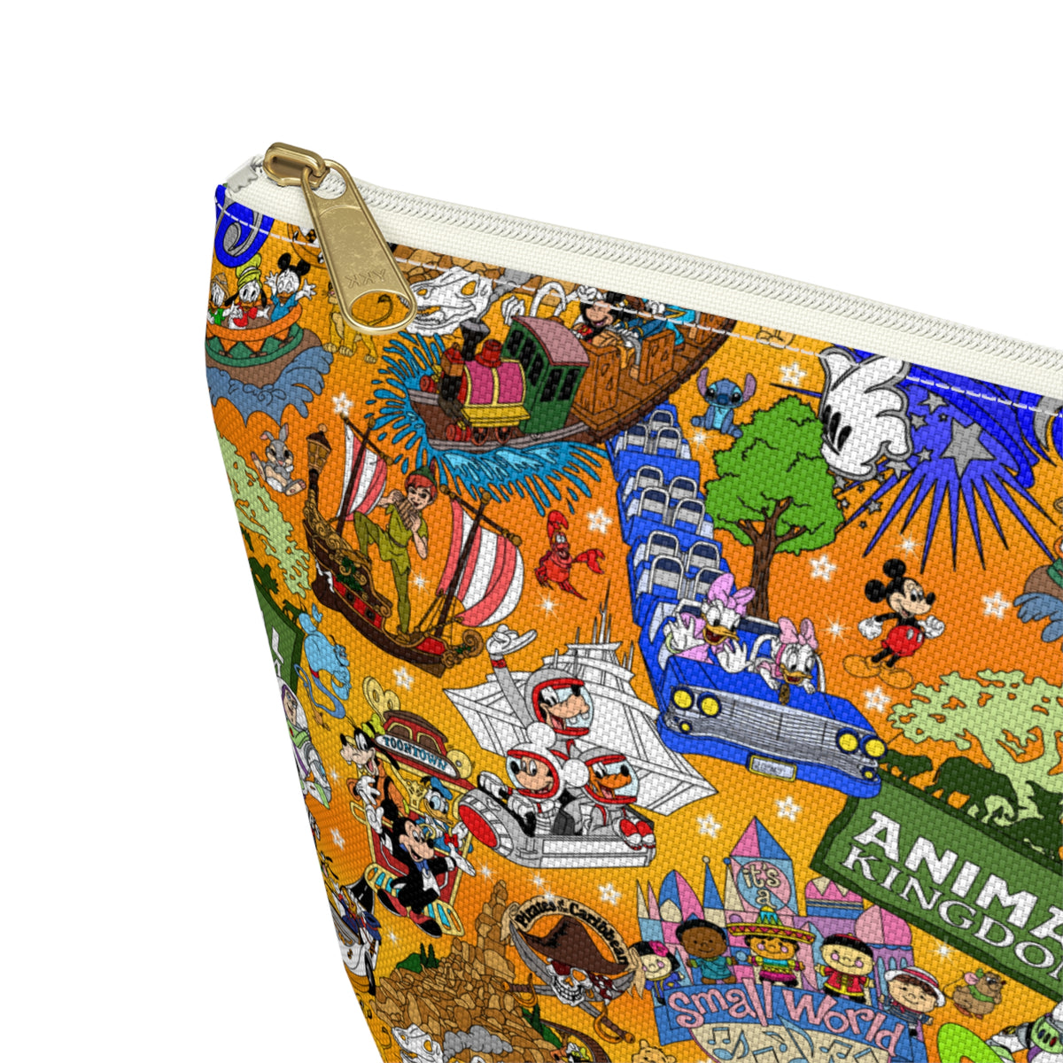 Four Parks Ride Collage Cosmetic Bag