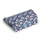 Nautical Blue Hibiscus Cosmetic Bag