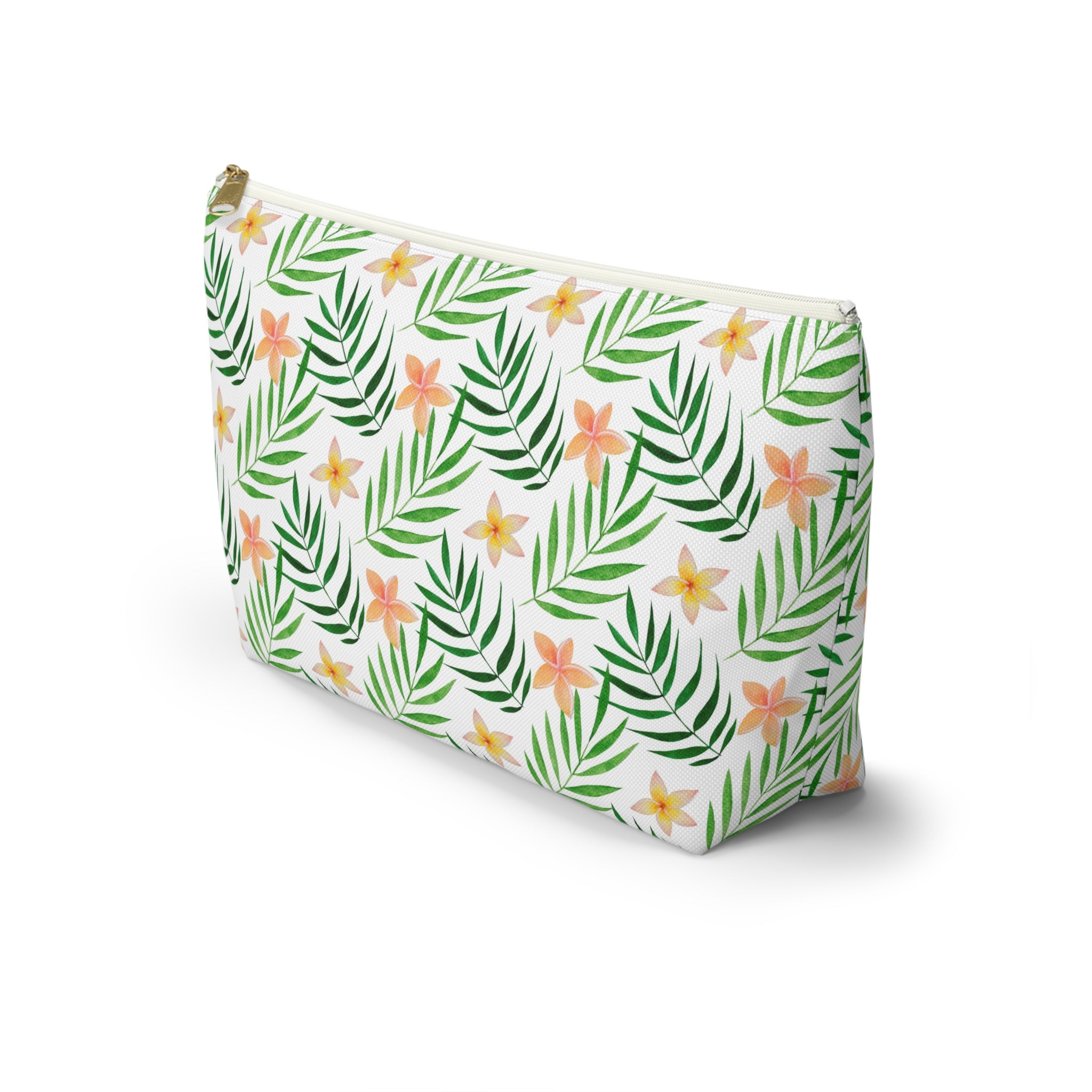 Plumeria Flowers Cosmetic Bag