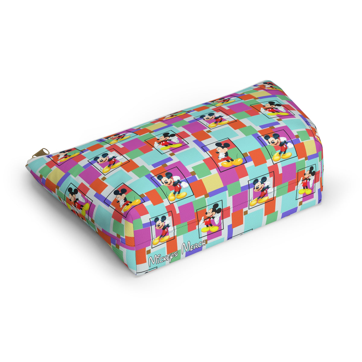 Colorblock Mickey Cosmetic Bag