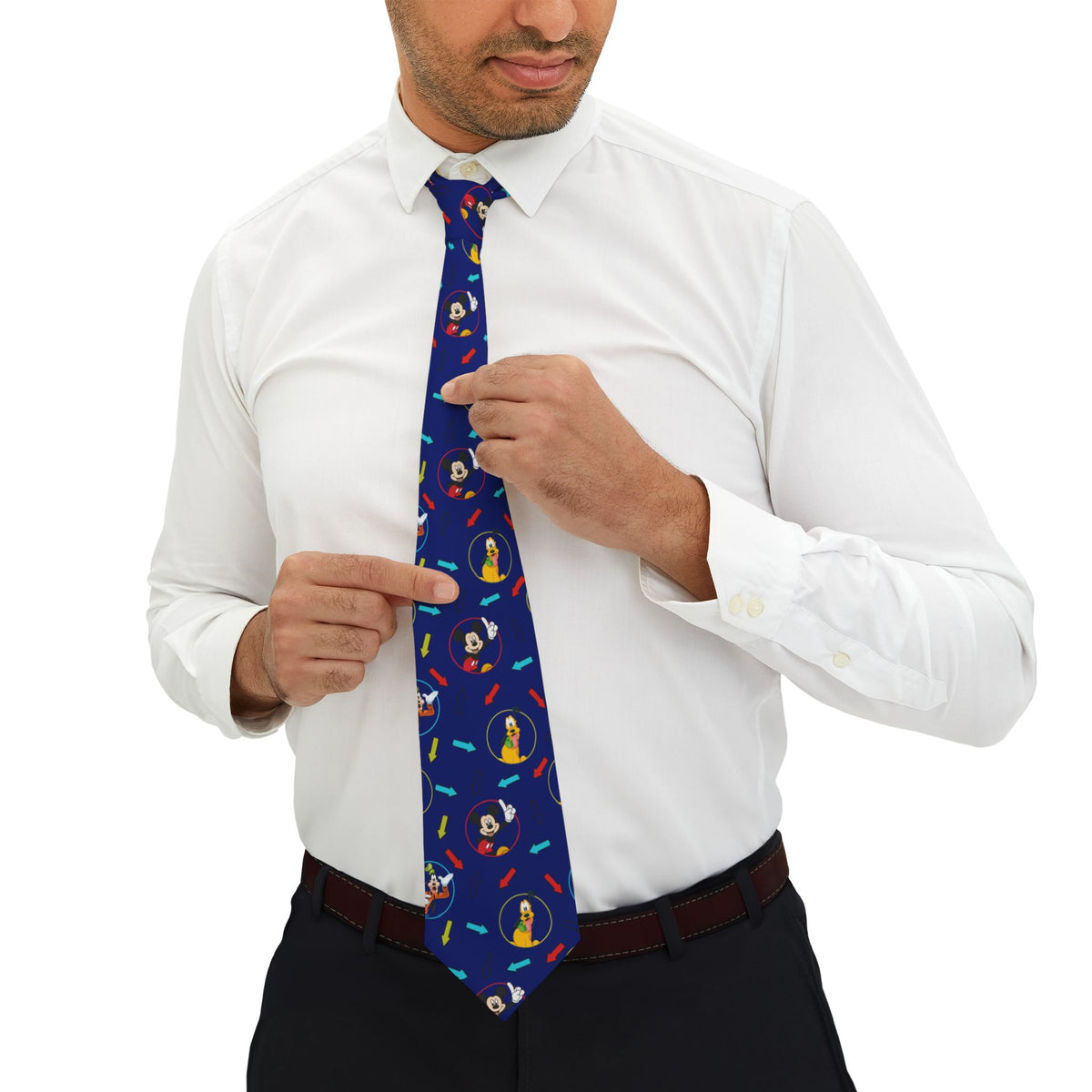 Character Arrows Mens Necktie