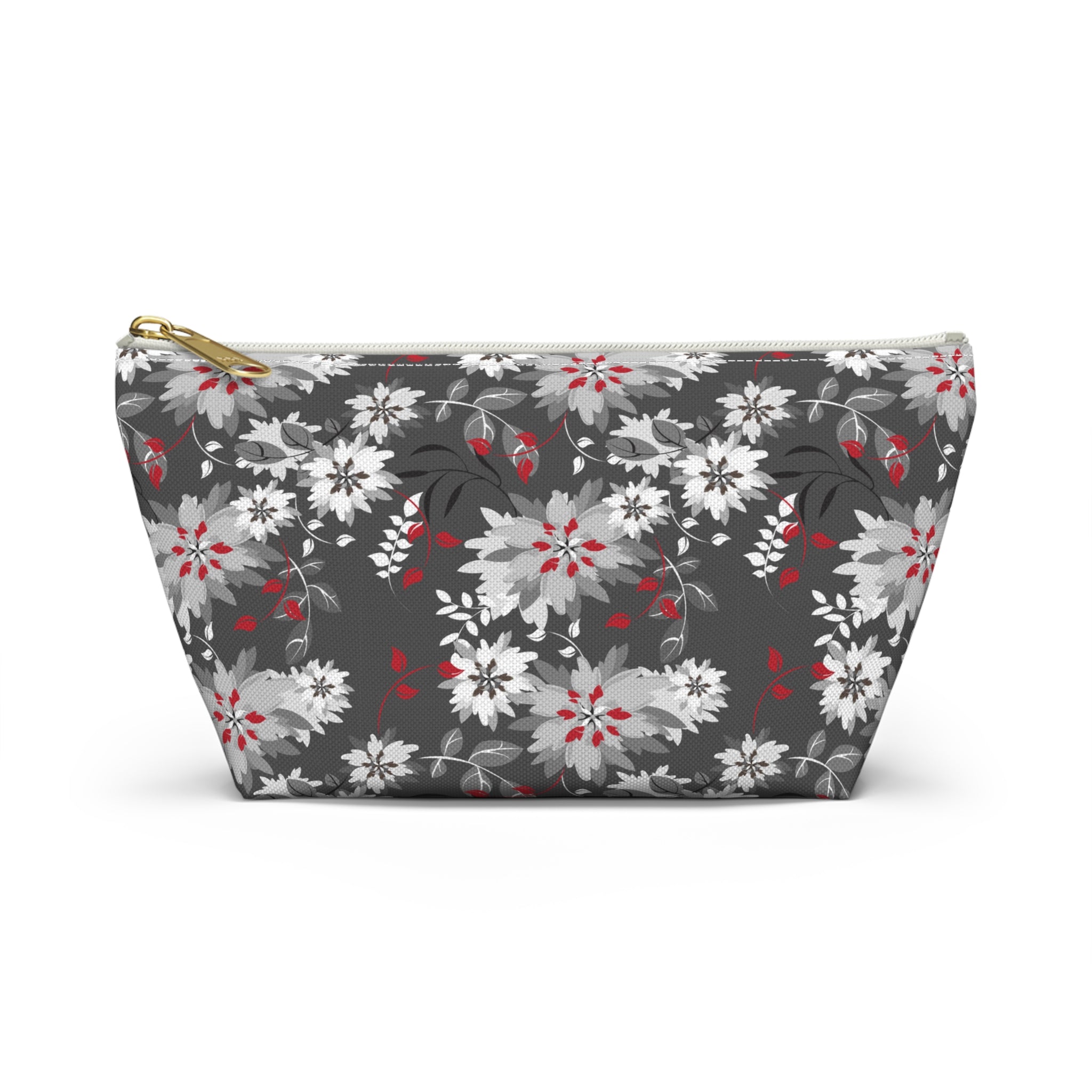 Grey Gardens Floral Cosmetic Bag