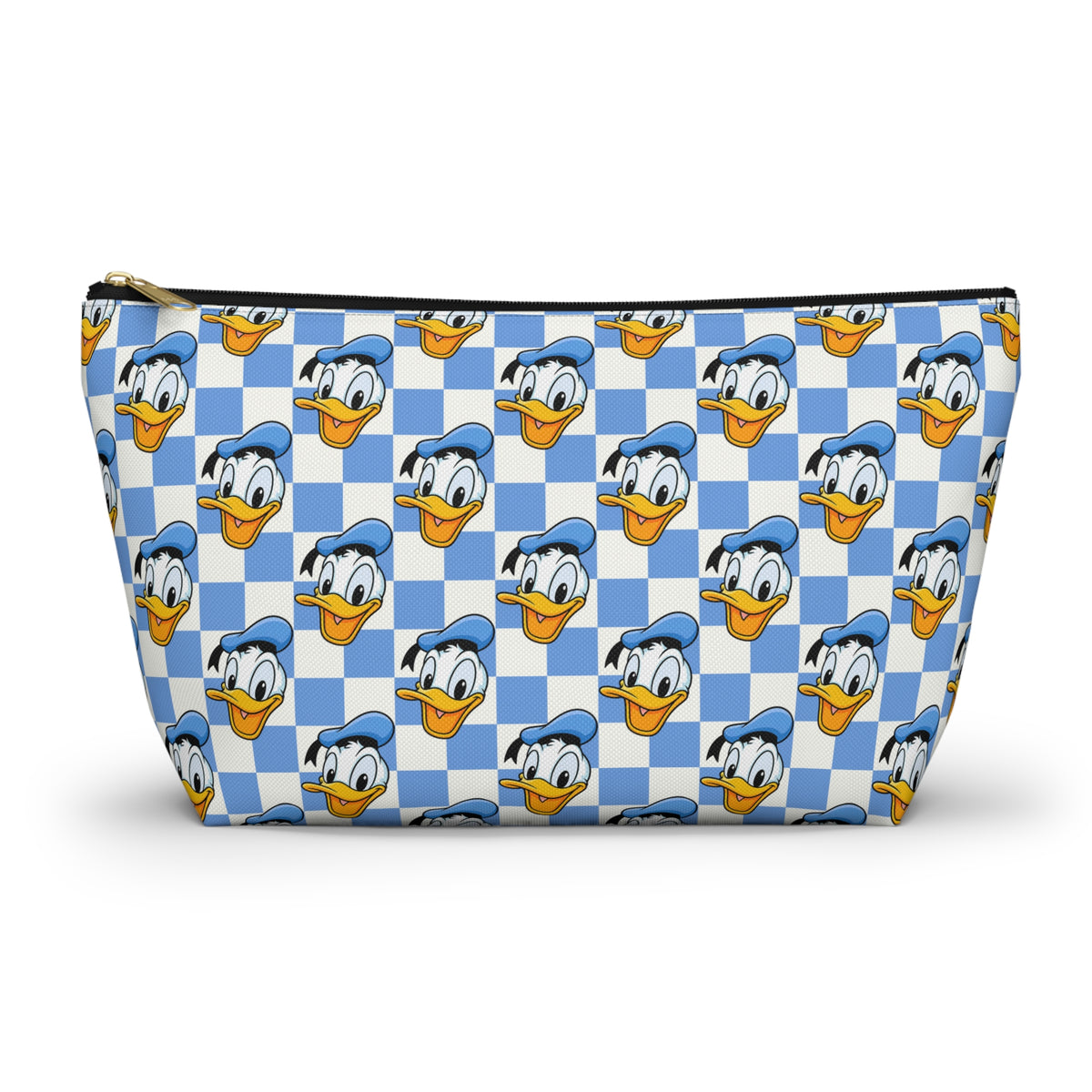 Blue Checkerboard Donald Cosmetic Bag