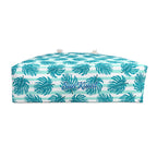 Blue Monstera Floral Weekender Bag