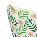 Plumeria Flowers Cosmetic Bag