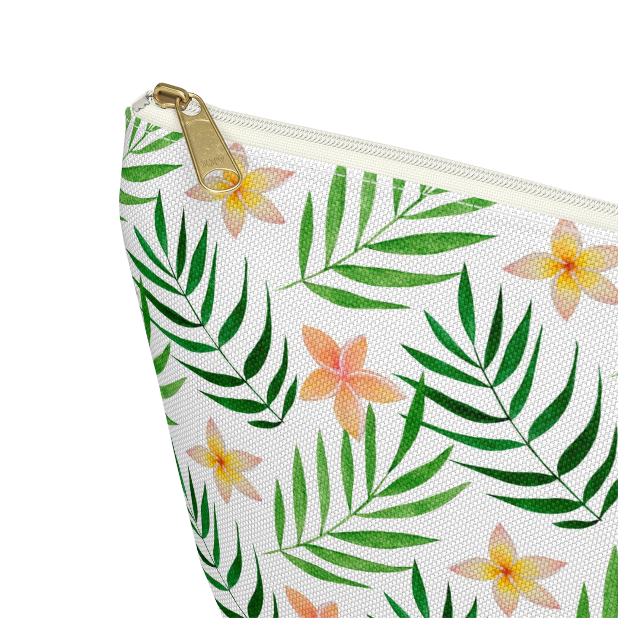 Plumeria Flowers Cosmetic Bag
