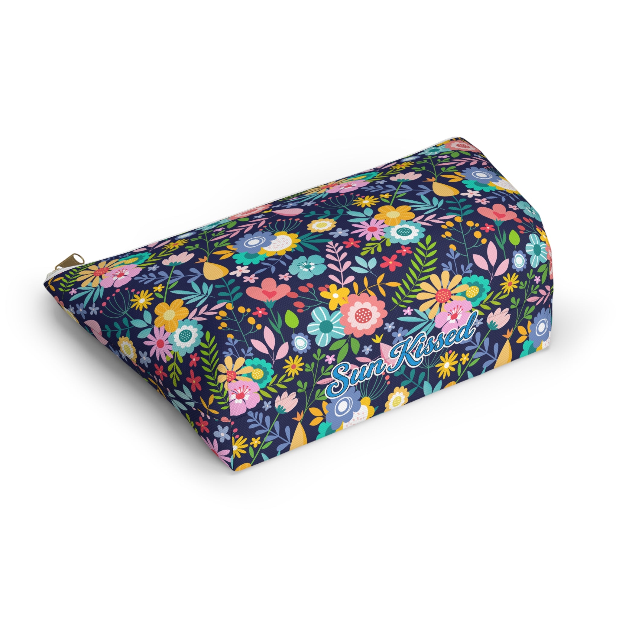 Floral Night Bouquet Cosmetic Bag