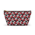 Hibiscus at Night Floral Cosmetic Bag