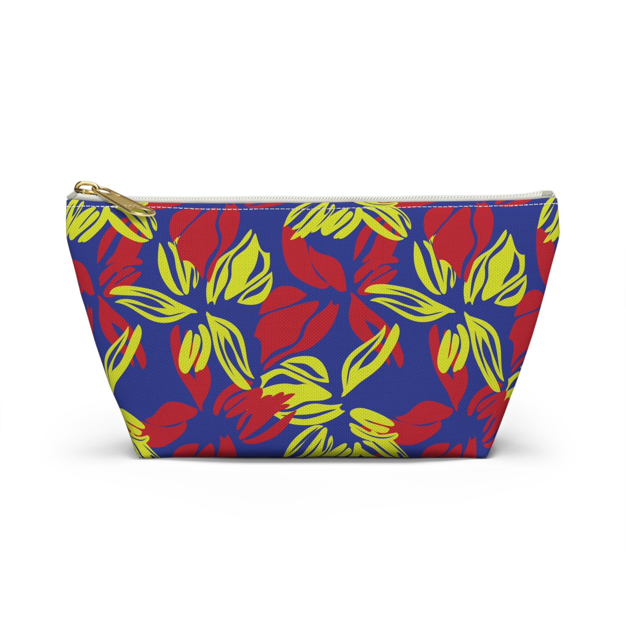Vibrant Abstract Floral Cosmetic Bag