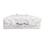 Character Autographs on White Weekender Bag