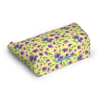 Fanning Purple Flora Cosmetic Bag