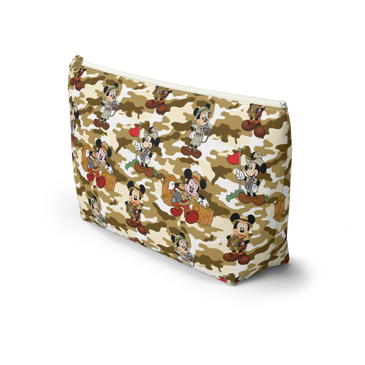 Jungle Camo Mickey Cosmetic Bag