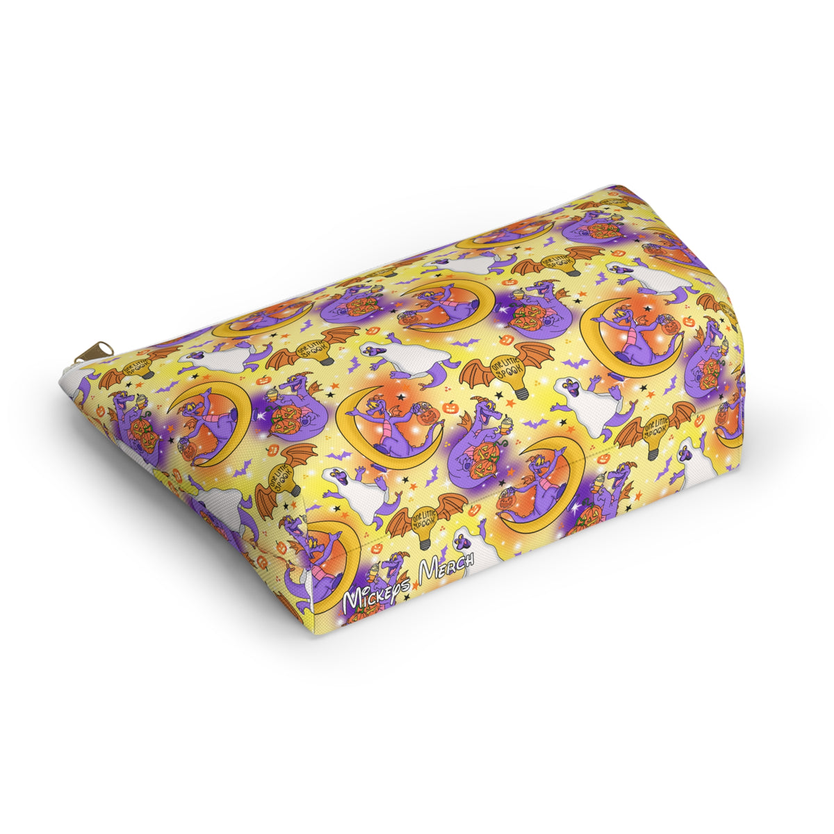 Figment on the Moon Yellow Cosmetic Bag