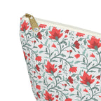 Flowering Vines Floral Cosmetic Bag