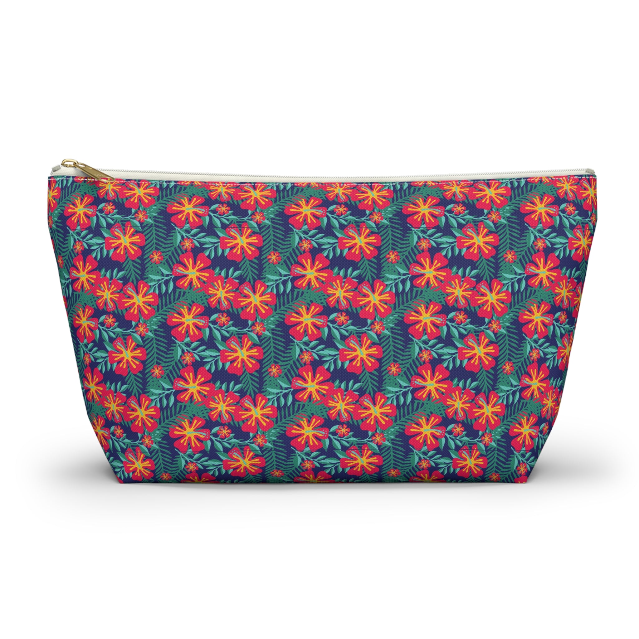 Tropical Jungle Floral Cosmetic Bag
