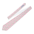 Spring Silhouette Floral Mens Necktie