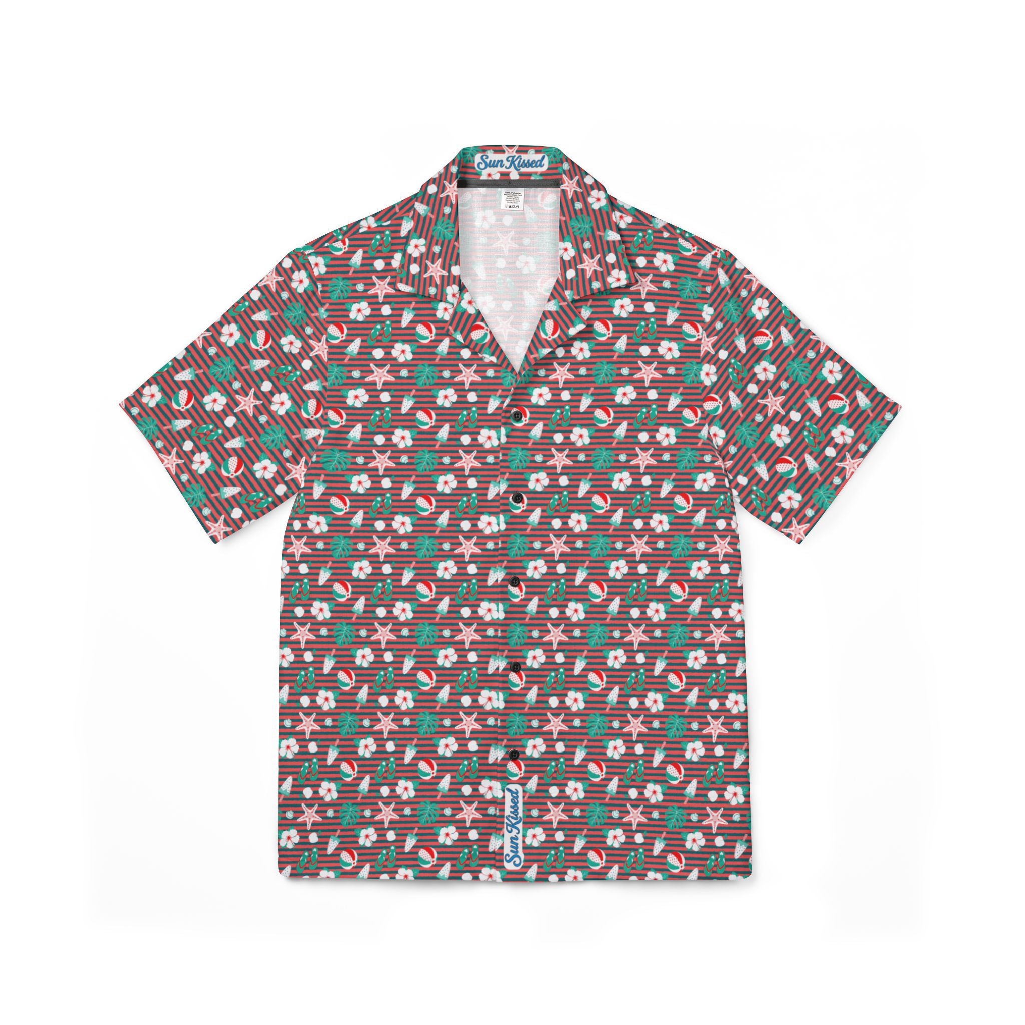 Tropical Popsicles Seashells Pattern Hawaiian Shirt