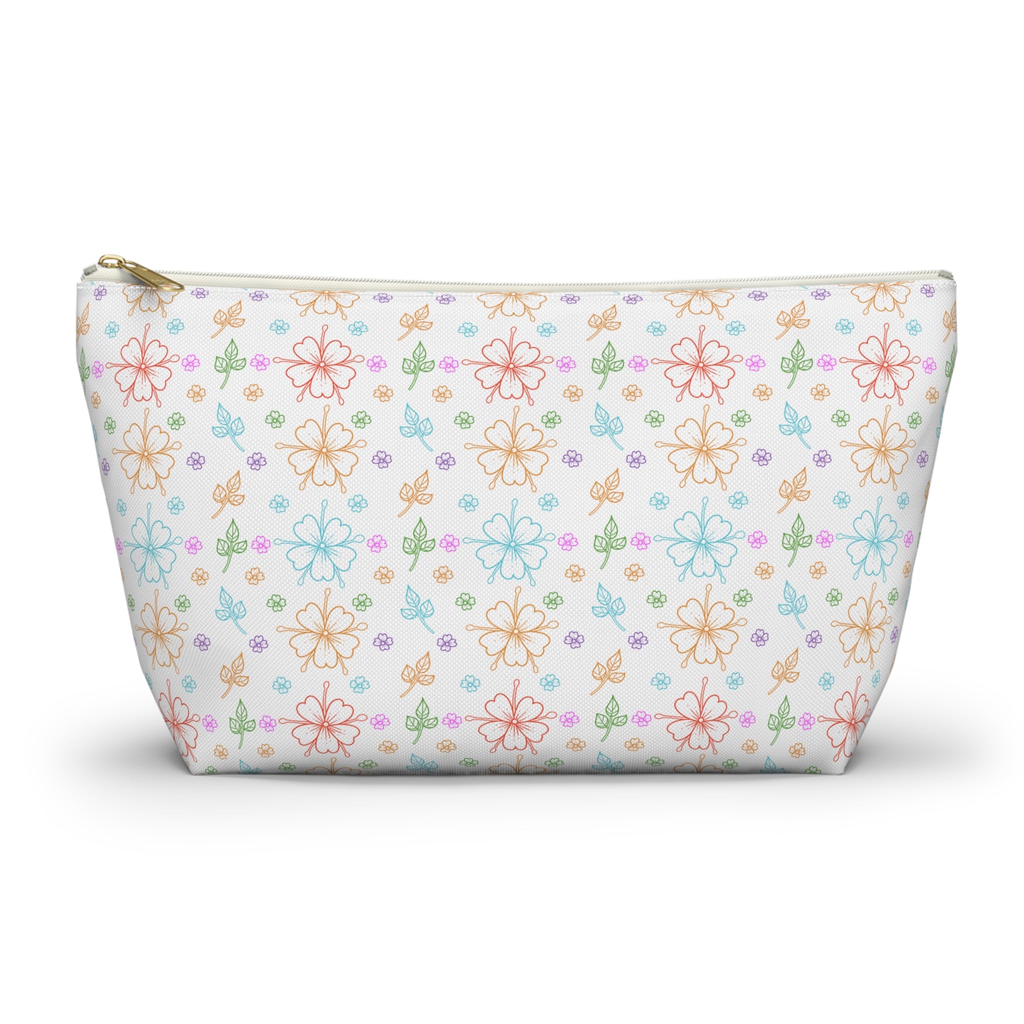 Orchid Outlines Cosmetic Bag