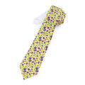 Fanning Purple Flora Mens Necktie