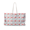 Flowering Vines Floral Weekender Bag