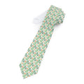 Plumeria Flowers Mens Necktie