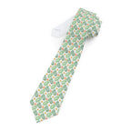 Plumeria Flowers Mens Necktie