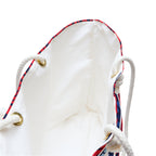 Patriotic Striped Hibiscus Weekender Bag