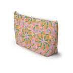 Blooming Floral Pinwheels Cosmetic Bag