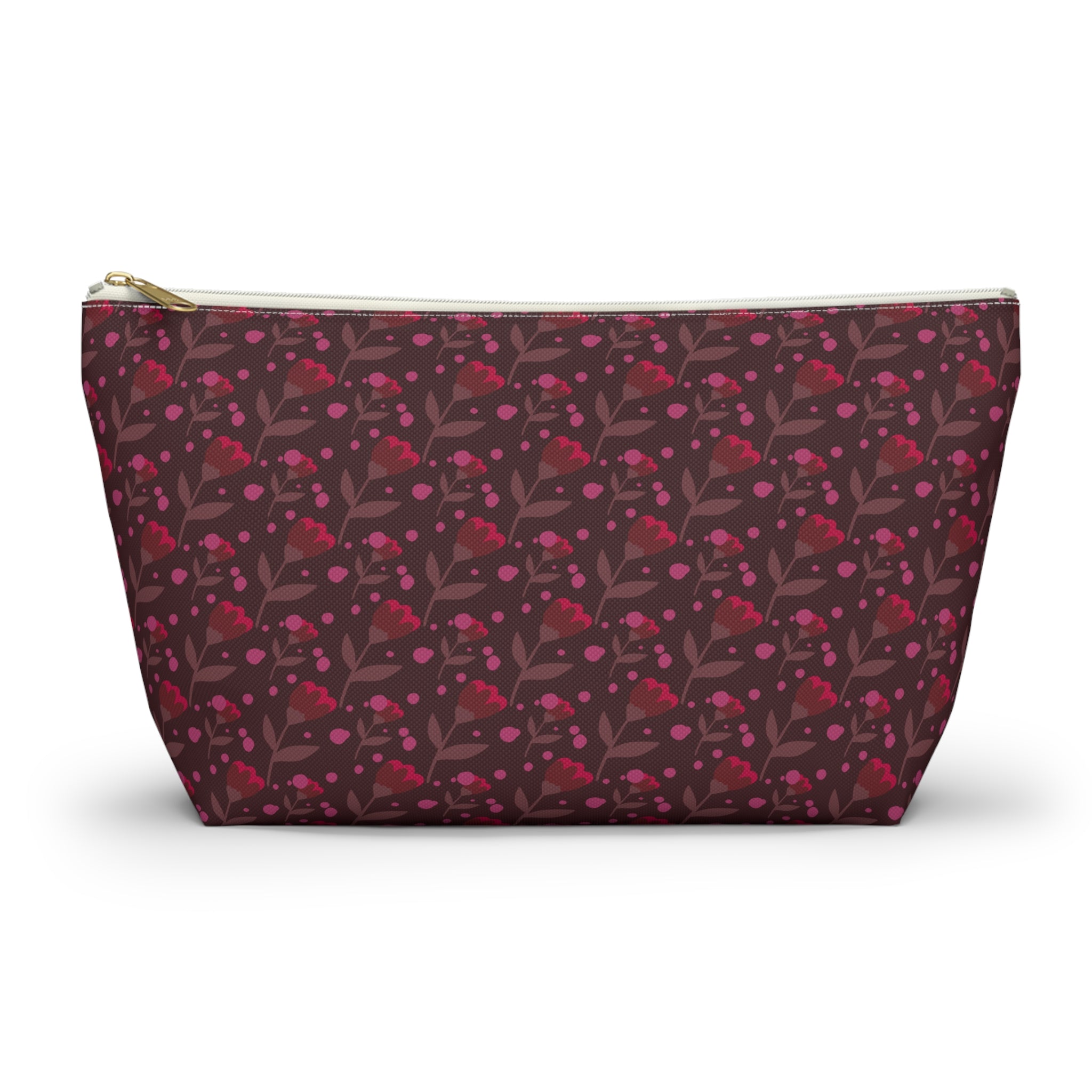 Flying Red Roses Cosmetic Bag