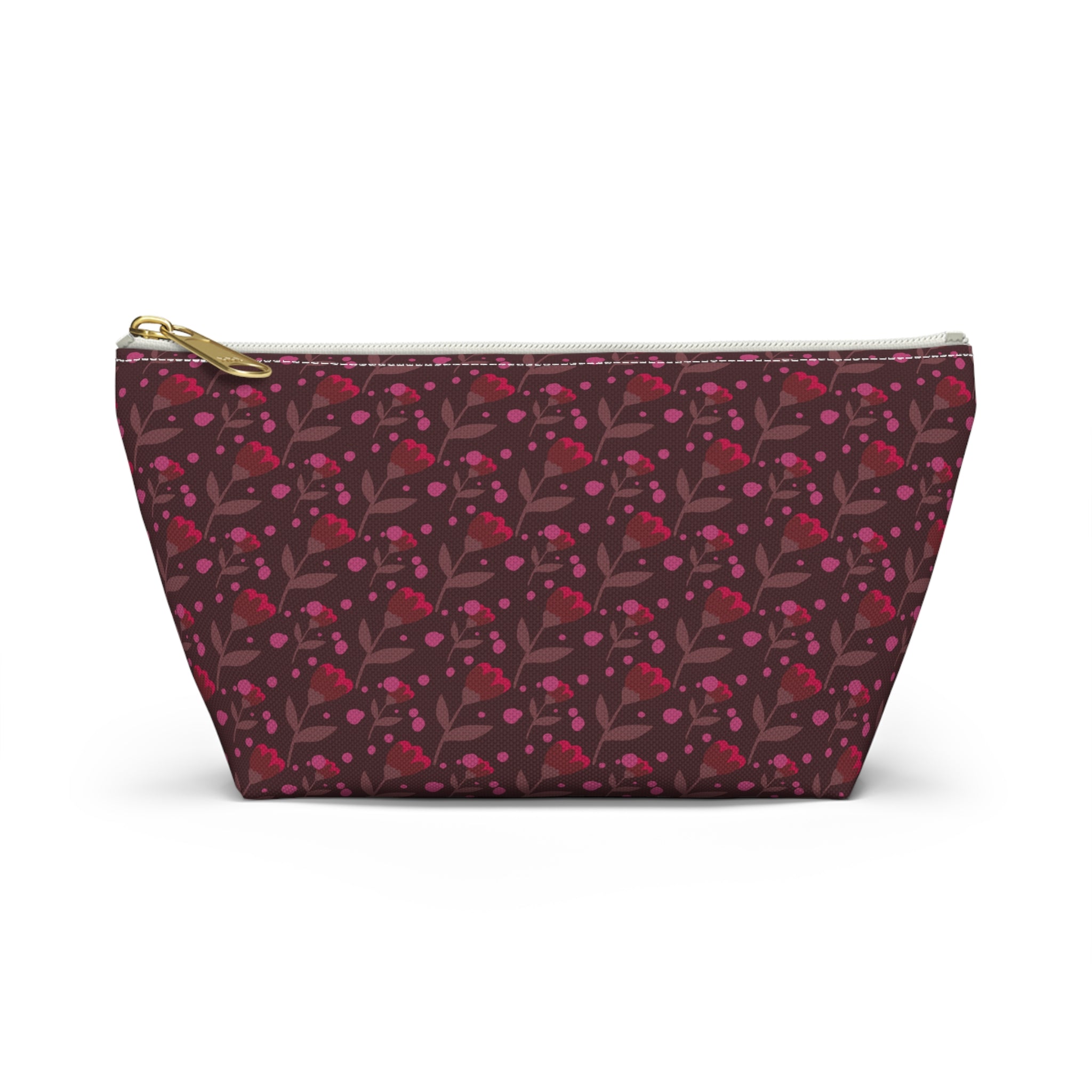 Flying Red Roses Cosmetic Bag