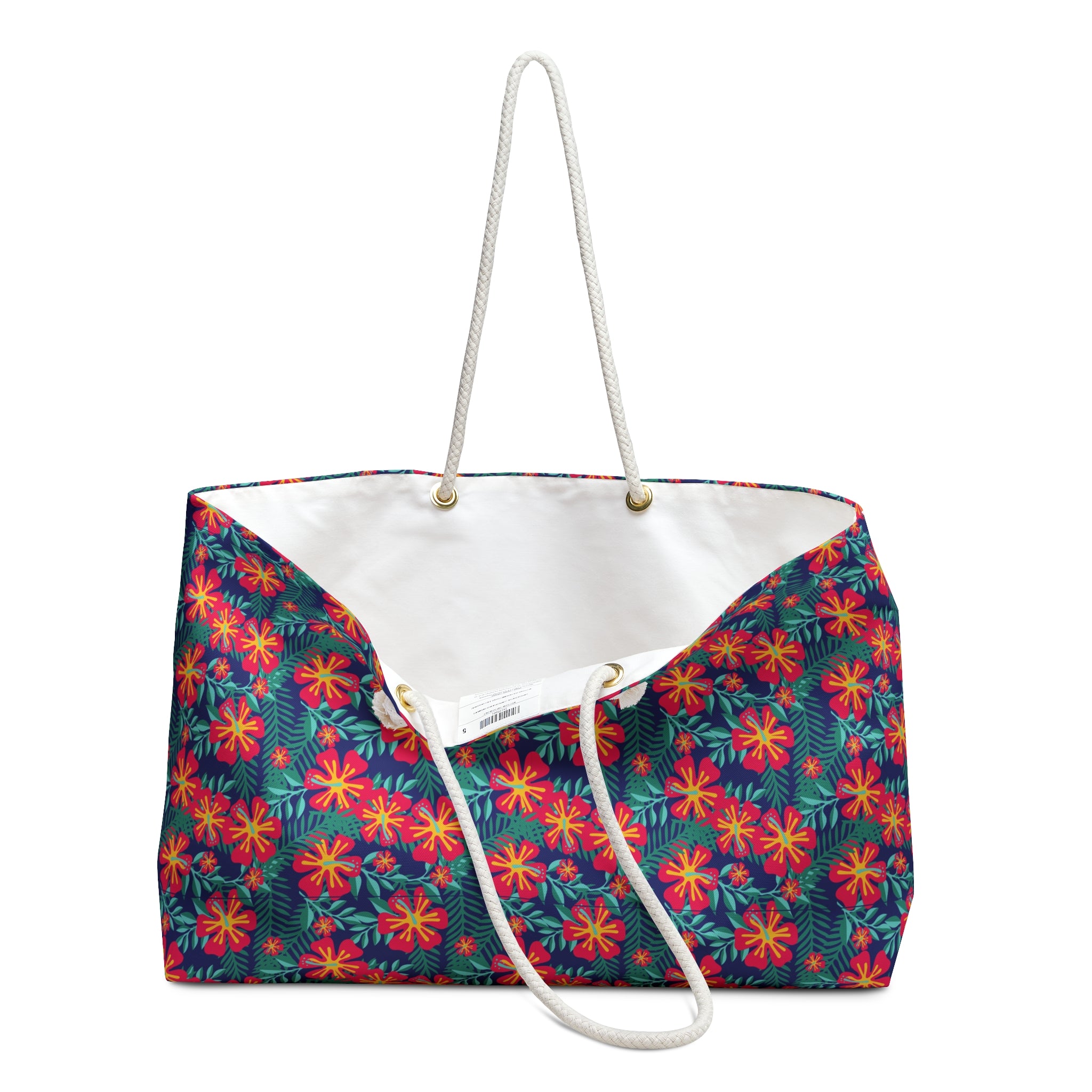 Tropical Jungle Floral Weekender Bag