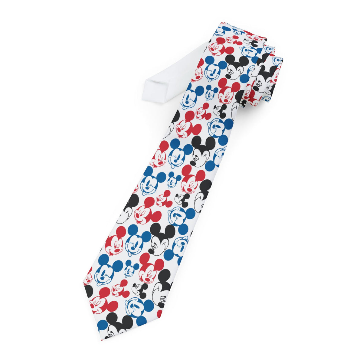 Emoji Mickey Mens Necktie