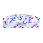 Purple Watercolor Petals Weekender Bag