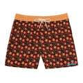 Orange Sunset Botanicals Swim Trunks