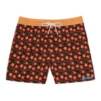 Orange Sunset Botanicals Swim Trunks