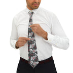 Grey Gardens Floral Mens Necktie